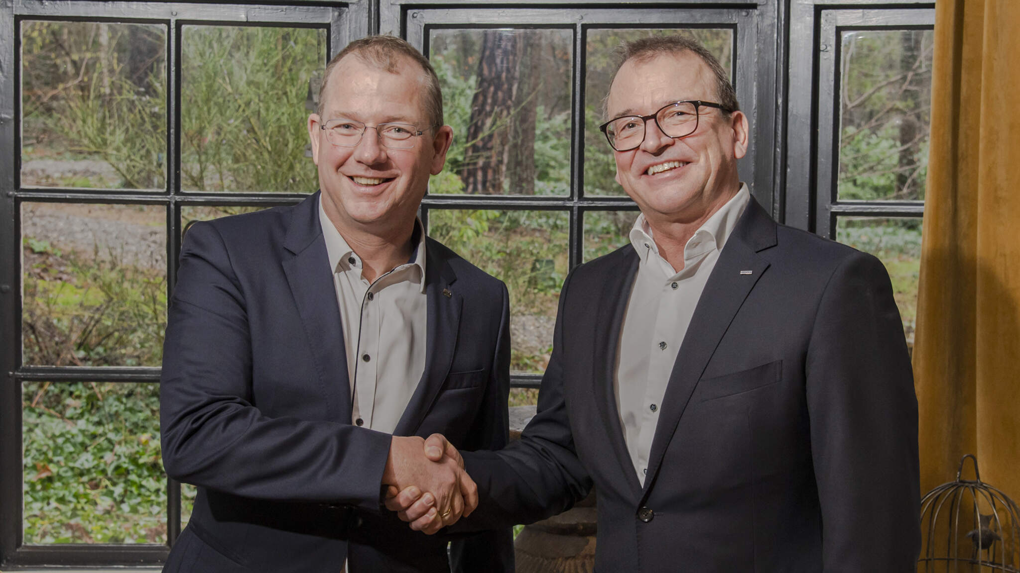 Jan-Peter Müller, CEO da Müller Fresh Food Logistics, Alfred Miller, Managing Director DACHSER Food Logistics